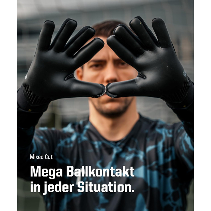 Професійні воротарські рукавички T1TAN чоловічі, Rebel, розміри 6-11, багато кольорів, воротарські рукавички для дорослих, воротарські рукавички для дітей, футбольні воротарські рукавички для дітей, дорослих та дітей 10 Rebel 2.0 Black-Out