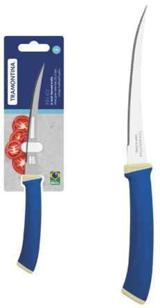 Ніж для томатів Tramontina Felice blue, 123 мм (7081463)
