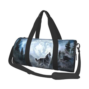 Містка дорожня сумка Moon Wolf, легка та довговічна, ідеальний подарунок для подорожей, походів, відряджень та іншого, універсальний розмір