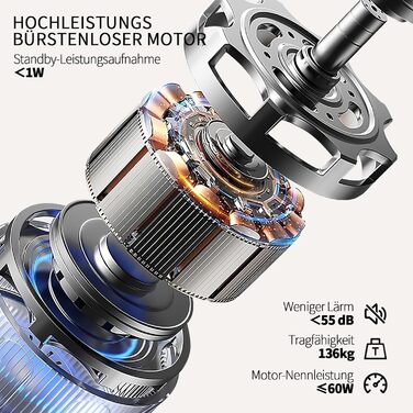 Крісло-реклайнер Devoko, крісло для телевізора з функцією відкидання, одномісне крісло-реклайнер, електричне крісло-реклайнер для вітальні, спальні, сірого кольору