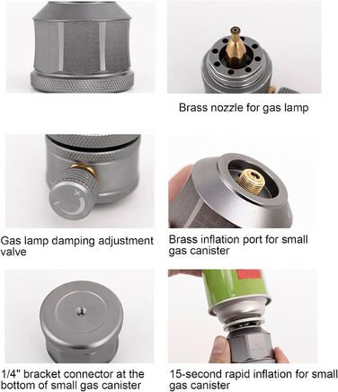 Газові ліхтарі для кемпінгу - Вінтажне освітлення для походів та піших прогулянок Освітлення для походів Для кемперів, домашніх садів, патіо, рибалок, городів, зрубів, ранчо, барбекю