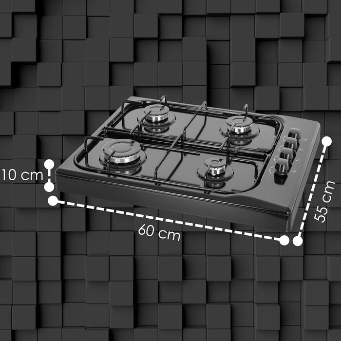Газова плита 4 конфорки Кемпінгова піч Газова варильна поверхня Газ пропан Варильна поверхня Газова плита Кабуретка Газова варильна поверхня Кемпінгова піч