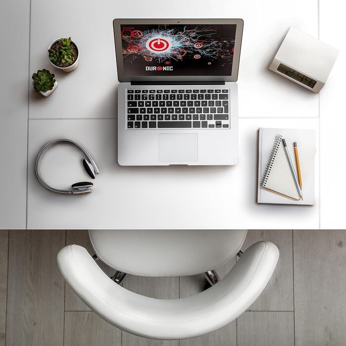 Стільниця Duronic TT120 WE Стільниця столу 120 x 60 x 1,9 см Стільниця для столів на замовлення Ідеально підходить для робочих станцій з регульованою висотою Стіл для роботи сидячи та стоячи для домашнього офісу та офісу 60 x 120 см Білий