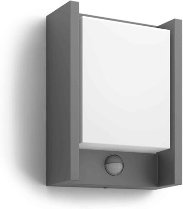 Стічний LED-світильник Philips myGarden Arbour з датчиком руху, алюміній, 1 лампа, одинична упаковка