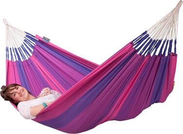 Класичний одномісний гамак з фіолетової бавовни