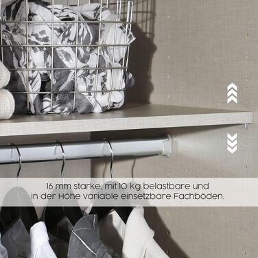 Меблі Rauch Alabama, шафа для спальні, дитячої кімнати, вітальні, гардеробної, передпокою, 7-дверна, з основними аксесуарами, колір білий, ширина 315 см