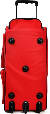 Дорожня сумка DEUBA з функцією візка Колеса на підшипниках Телескопічна ручка Замикається -Вибір кольору та розміру Спортивна сумка-візок, багажна сумка, червона, 160 л 85 x 43 x 44 см (ДхШхВ) Червона 160 л 85 x 43 x 44 см (ДхШхВ)