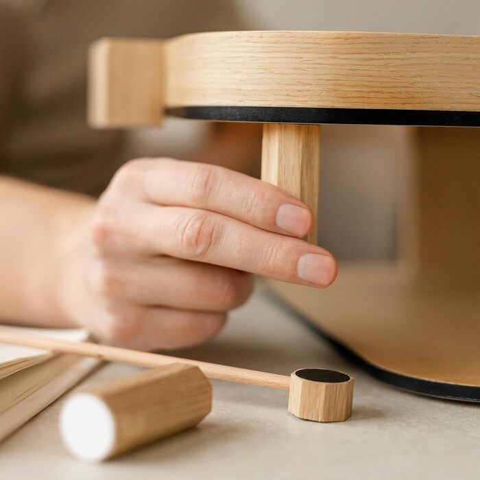 Міні-стіл для аерохокею VAU магнітний дерев&39яний настільний футбол для дітей та дорослих екологічно чисті настільні ігри без екрану ручної роботи, міцний, без пластику