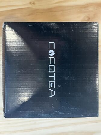 Кавоварка COPOTEA з двошаровим фільтром з нержавіючої сталі, кавник з фільтром Кавоварка-крапельниця, боросилікатне скло, графин для кави (800 мл) Сучасний