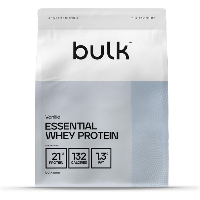 Протеїновий порошок Bulk Essential Whey Protein, ваніль, 2,5 кг