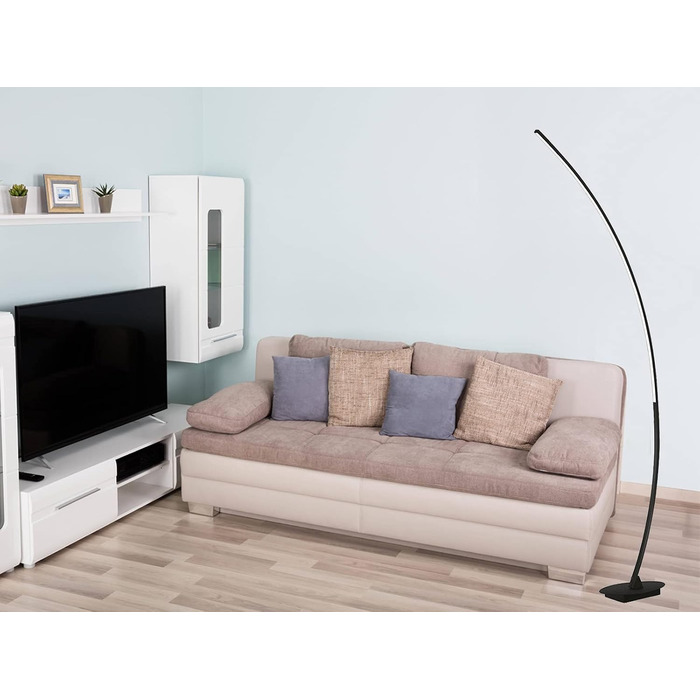 Стільовий торшер Reality Solo R42791132, матовий чорний метал, з LED-лампою 11 Вт