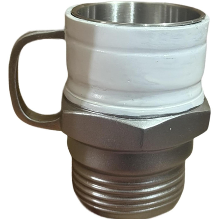 Чашка для свічок запалювання Rockible, чашка з нержавіючої сталі зі смоли, кавова кружка для автолюбителів