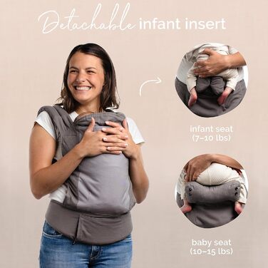 Люлька у вигляді рюкзака - носите дитину на животі або на спині, для немовлят від 3 кг до малюків до 20 кг