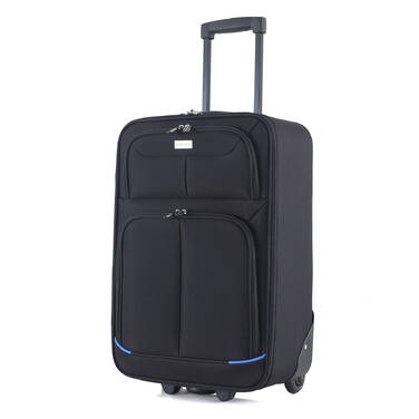Валіза Semi Line 20' (S) Black/Blue Lines (T5753-1)