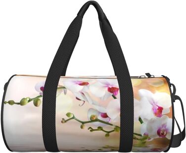 Дорожня сумка Біла орхідея, спортивна сумка для чоловіків та жінок, сумка-мішок, спортивна сумка