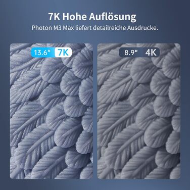Принтер ANYCUBIC Photon M3 Max, полімерний 3D-принтер із 13,6-дюймовим монохромним екраном 7K і автоматичним наповненням Anycubic,
