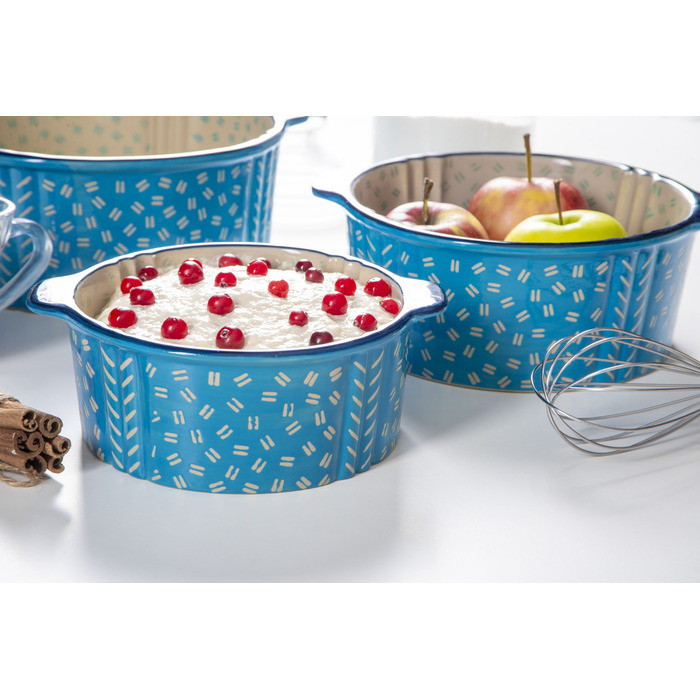 Форма для запікання Limited Edition Maison 22х18.5х8 см, жаростійка кругла