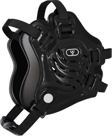 Захист вух для дорослих борців GCA Nelson Pro, регульований, D1 BJJ MMA, універсальний, чорний/чорний/чорний