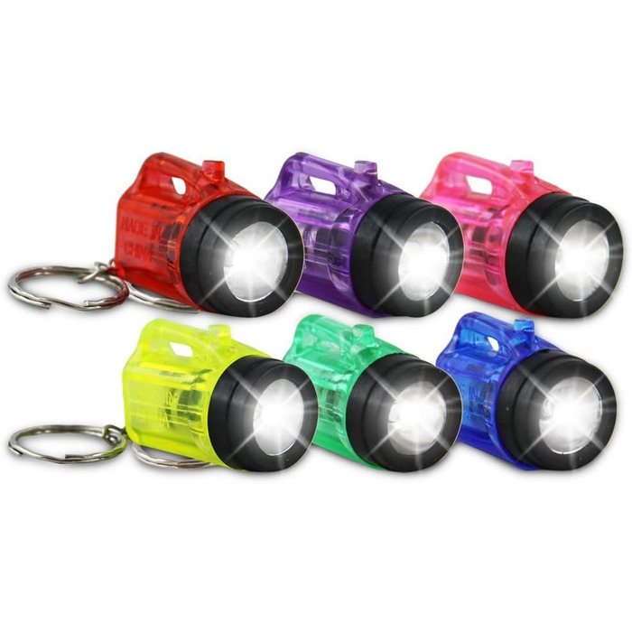 Прозорий, 12 шт., Keyring Lightlight Lamp Plastic 4