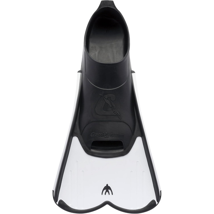 Короткі ласти Cressi Light Fins - Ласти для снорклінгу, зручні для подорожей - Ефективне тренування м&39язів - Міцні ласти для плавання, білі 39/40