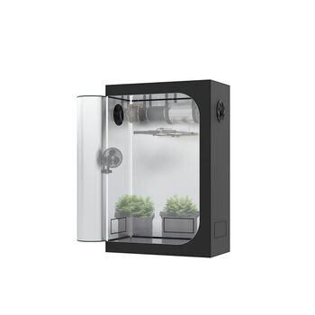 Гроубокс 120x60x180 см з висувним піддоном, високоякісний світловідбиваючий Mylar, водонепроникний без вікон, 600 -