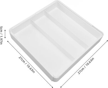 Лоток для столових приборів у шухляді, багатофункціональний, органайзер для офісного столу, роздільник для косметичних шухляд, туалетний столик у спальні, рішення для зберігання з ABS-пластику