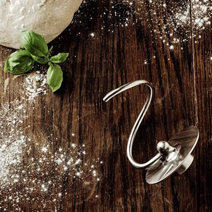 Аксесуари для тіста Kitty Professional Dough Hook з нержавіючої сталі Dough Whip, сумісні з кухонним комбайном KitchenAid Кухонні гаджети Аксесуари для випічки Миска для змішування 4,3/4,8 літрів можна мити в посудомийній машині, спіральний гачок