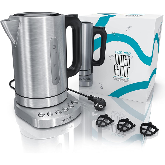 Чайник з нержавіючої сталі потужністю 3000 Вт з регулюванням температури - 4 обраних температурних режими - функція підтримання те