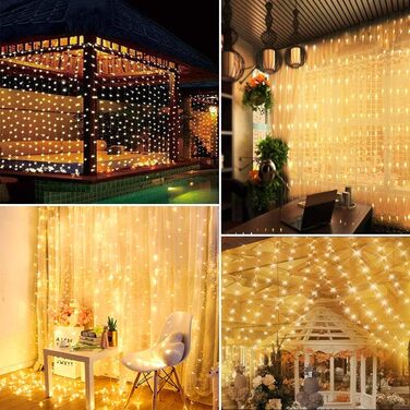 Гірлянда 8 режимів світлодіодних гірлянд-завіс WEARXI