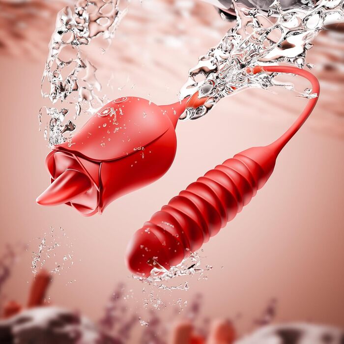 Вібрація для жінок, вібратор-фалоімітатор, секс-іграшка для жінок та пар з 10 функціями штовхання, 10 наборів вібраційних секс-іграшок для облизування язика для жінок, вібратор для клітора та анального сексу, секс-іграшки