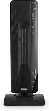 Керамічний тепловентилятор De'Longhi TCH8993ER.BC, керамічний тепловентилятор з 3 рівнями обігріву для приміщень до 70м, безшумна