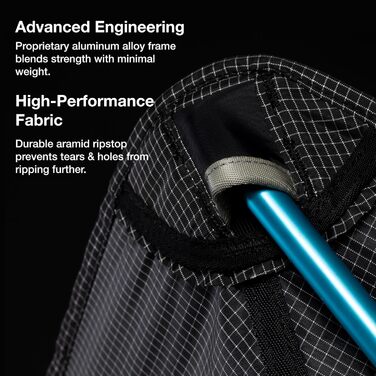 Крісло-рюкзак Helinox Chair Zero, надлегке, компактне, сіре