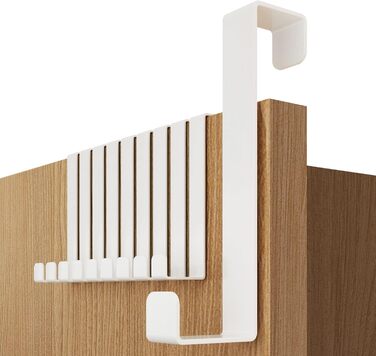 Дверні гачки 4smile - набір з 10 шт. , білі - дверні гачки з нержавіючої сталі для підвішування, універсального використання, двер