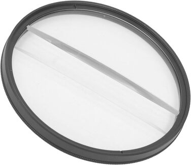 Фільтр спеціальних ефектів, розділений діоптрійний фільтр центрального поля, розділений діоптрійний фільтр із подвійним склом, центральний фільтр масштабування розмиття для дзеркальних дзеркальних фотоапаратів (82 мм)