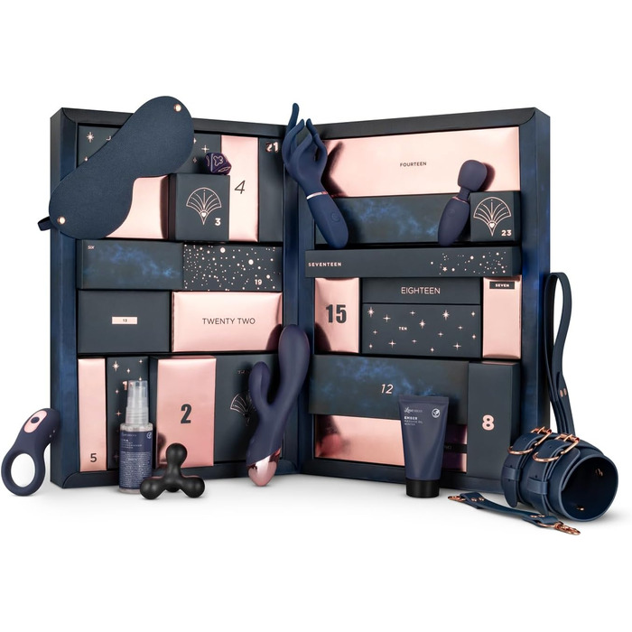 Еротичний адвент-календар AMORELIE Original 2025, 24 інтимні сюрпризи для пар