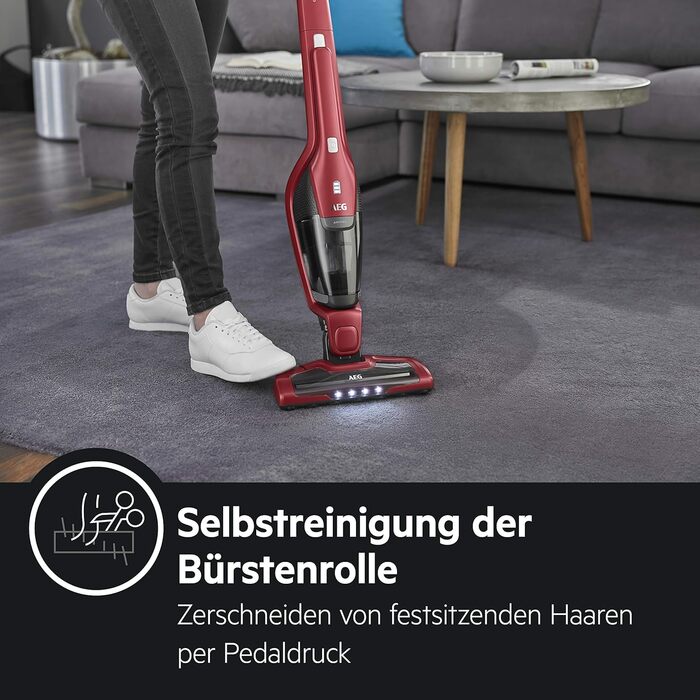 Акумуляторний пилосос AEG Ergorapido CX7-2-45AN 2 в 1 / без мішка / насадка для шерсті домашніх тварин / до 45 хв. роботи / автоно