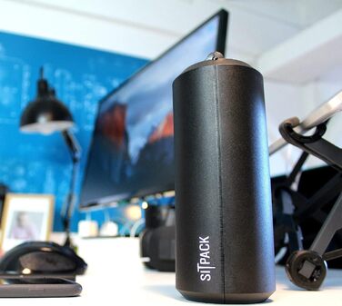 Телескопічний стілець Sitpack 2.0 - Складаний кемпінговий стілець для кемпінгу, подорожей, відпочинку, використання на свіжому повітрі - У комплекті чохол та 2 змінні ніжки - Надзвичайно маленький та легкий - Висота 16,8 см та діаметр 6,7 см, 560 г - Витр