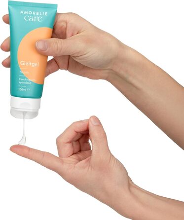 Лубрикант AMORELIE Care, зі смаком персика, 100 мл
