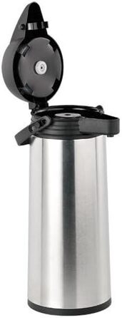 Кавоварка Rosenstein & Shne Pump Pot 1 літр Вакуумна ізольована кавоварка з нержавіючої сталі, 1,9 літра (кавоварка з помпою, термос з помпою, ізольована кружка) 1900 мл