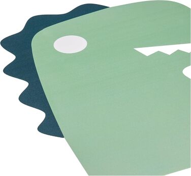 Дитячий комплект сидіння Relaxdays, дизайн динозаврів, дитячий стіл зі стільцем, для дівчаток та хлопчиків, зона відпочинку для дитячих кімнат, білий/зелений