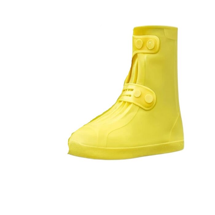 Чоловічі бахіли, мотоциклетні, легкі калоші, байкерські гумові чоботи, великий розмір, гумові чоботи для активного відпочинку на природі, водонепроникні та нековзні, для дорослих, розмір 41, жовті
