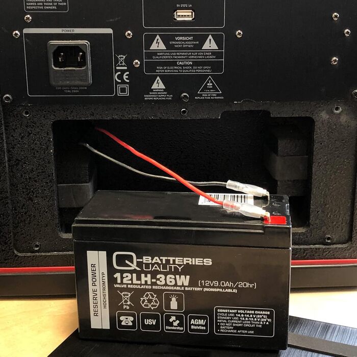 Запасний акумулятор 12V 9Ah для колонок Teufel Rockster Air