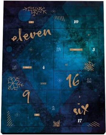 Еротичний адвент-календар Magic Shiver, 2025, 24 секс-іграшки для пар, синій