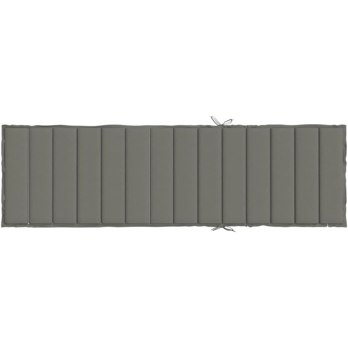 Подушка для шезлонгу CIADAZ Melange Dark Grey 200x70x4 см Тканина, Подушка для шезлонга, Подушка для шезлонга, Подушка для шезлонга, Подушка для лави, Подушка для стільця для високих стільців, Подушки для шезлонгів - 4002521