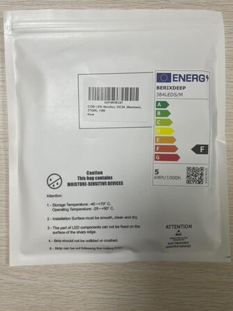 Світлодіодна стрічка COB 10 м теплий білий, світлодіодна стрічка 2700K, 24 В, CRI 92, ширина 8 мм, світлодіодна стрічка біла дуже яскрава для спальні, телевізора, кухні, вітальні, DIY, світлодіодна стрічка самоклеюча (без джерела живлення) 2700k 10M