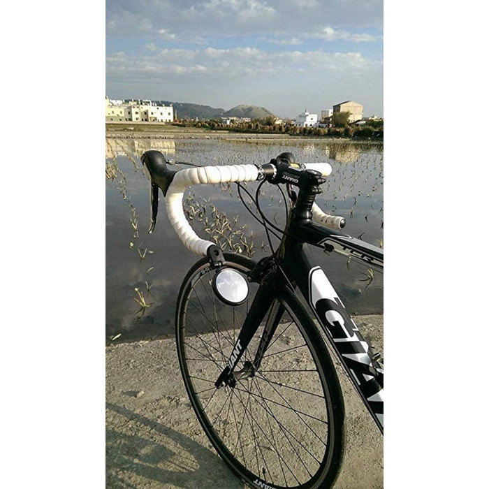 Велосипедне дзеркало Hafny, лінза з нержавіючої сталі, безпечне дзеркало заднього виду, лінза з нержавіючої сталі 62 мм