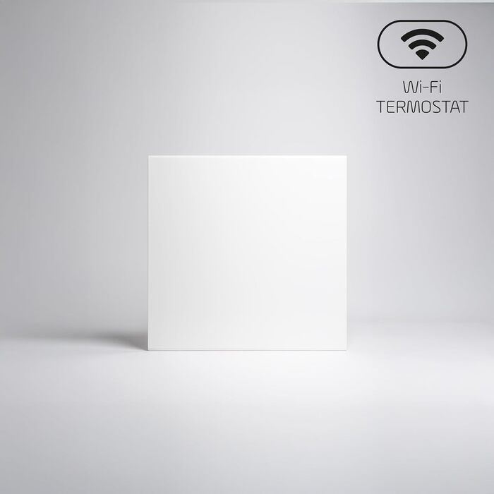 Розумний електричний радіатор з WiFi - 500 Вт, білий Настінний електричний обігрівач Настінний конвектор - 420 мм Керування за допомогою смартфона Термостат з РК-дисплеєм Електричний обігрівач 500 Вт білого кольору