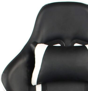 Обертове ігрове крісло, білий ПВХ, крісло для ПК, ігрове крісло для хлопчиків, обертове крісло