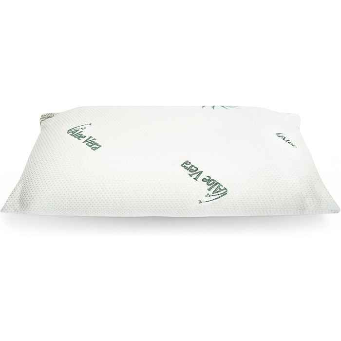 Ергономічна подушка Mister Sandman з піни з ефектом пам&39яті 40x80 см, віскозна подушка, ідеально підходить для сну на животі, спині та боці, подушка для підтримки шиї з чохлом з алое вера, 40 x 80 см