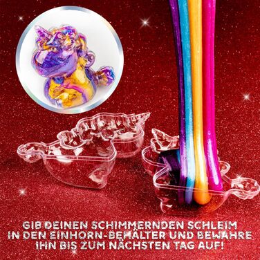 Оригінальний канцелярський набір Cosmic Shimmer Unicorn Set, -fun - для дівчаток з веселими доповненнями для створення слизу, що світиться в темряві, та багато іншого